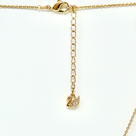 Swarovski Teddy Bear 3D Pendant Pink Gold Plating Necklace - Picture 2 of 4